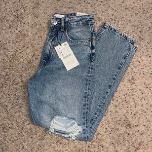 Zara classic mom jean